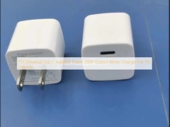PD Universal Usb C Adapter Power 20W Output White Charger Voor PD-apparaten